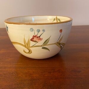 American Simplicity Floral Stoneware Soup Bowls; Set of Four; by Target Home